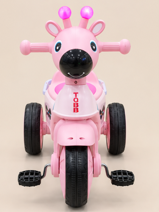 Giraffe Kids Fiber Tricycle with Lights & Music