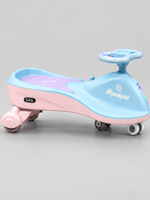 Fiber Light & Music Kids Swing Car Magic Car