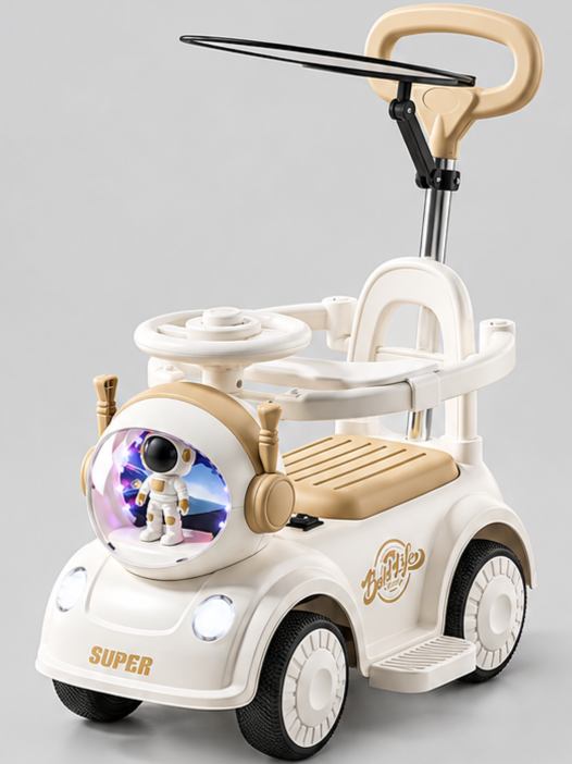 Astronaut 3-in-1 Push Car Ride-On