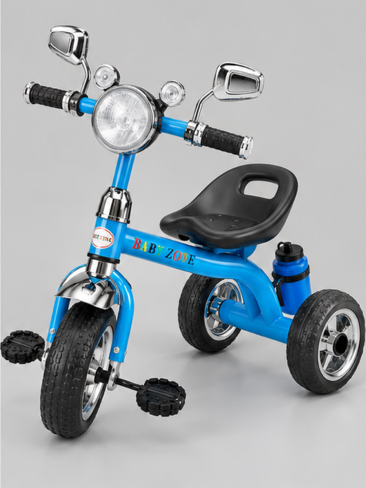Retro Rider Chopper Tricycle with Water Bottle & Side Mirrors