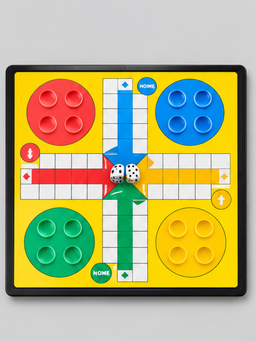 Magnetic Portable Ludo Board Game Set for Kids & Family